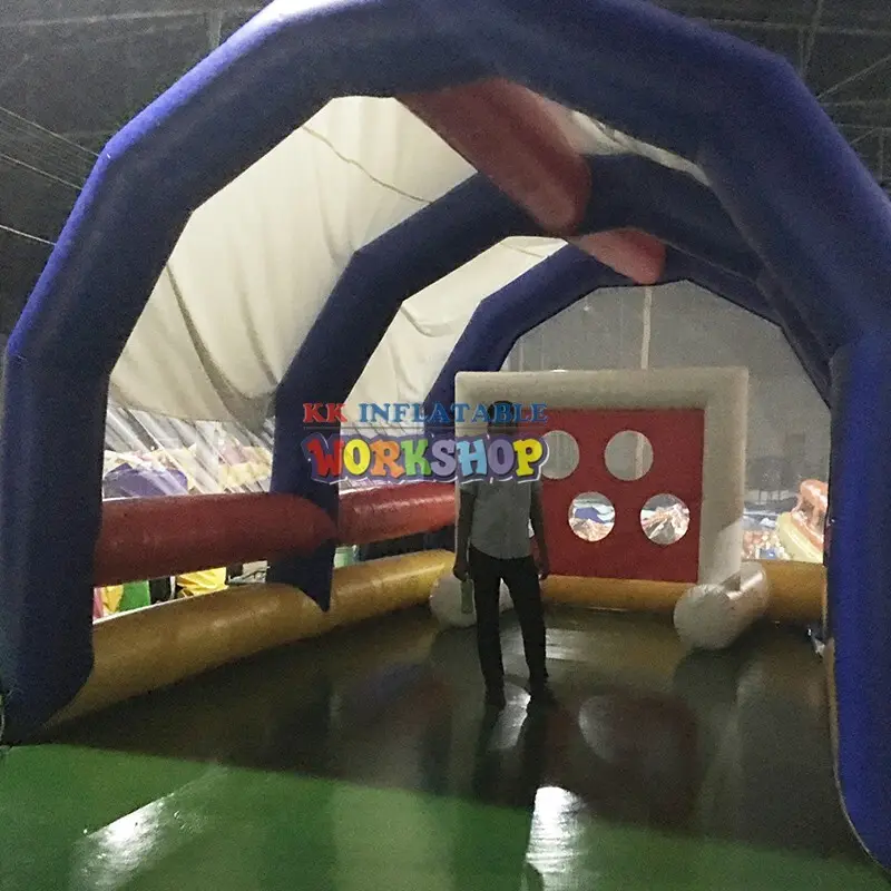 KK INFLATABLE quality kids climbing wall trampoline for paradise 2