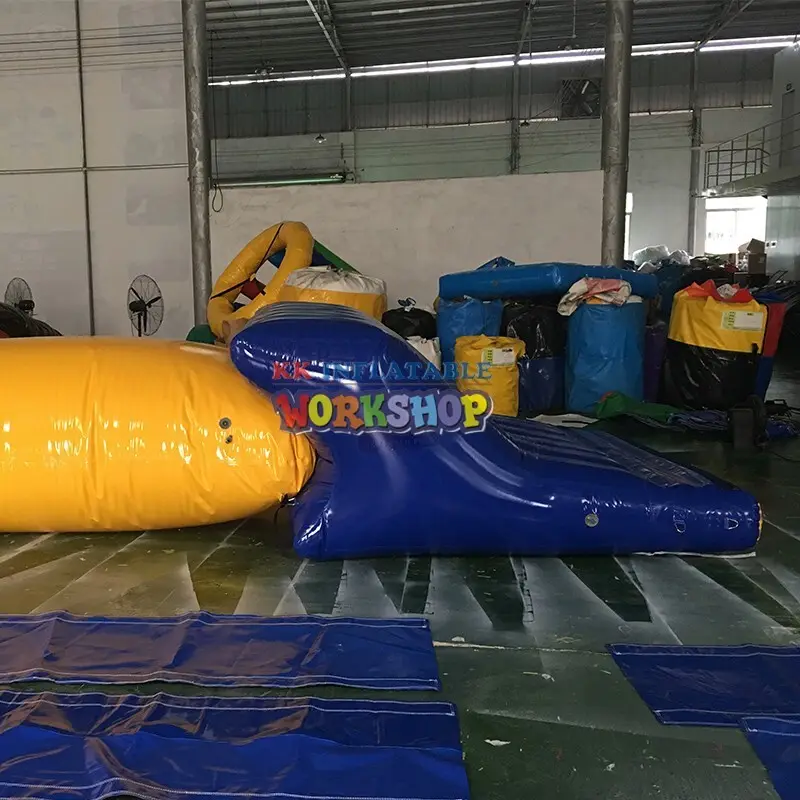 KK INFLATABLE floating giant pool floats supplier for seaside 7