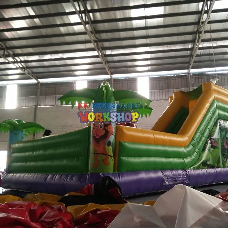 portable inflatable castle jumping colorful for children 3