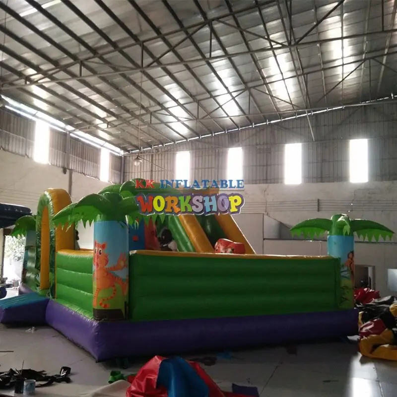 portable inflatable castle jumping colorful for children 6