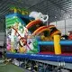 portable inflatable castle jumping colorful for children 5