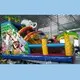 portable inflatable castle jumping colorful for children 2