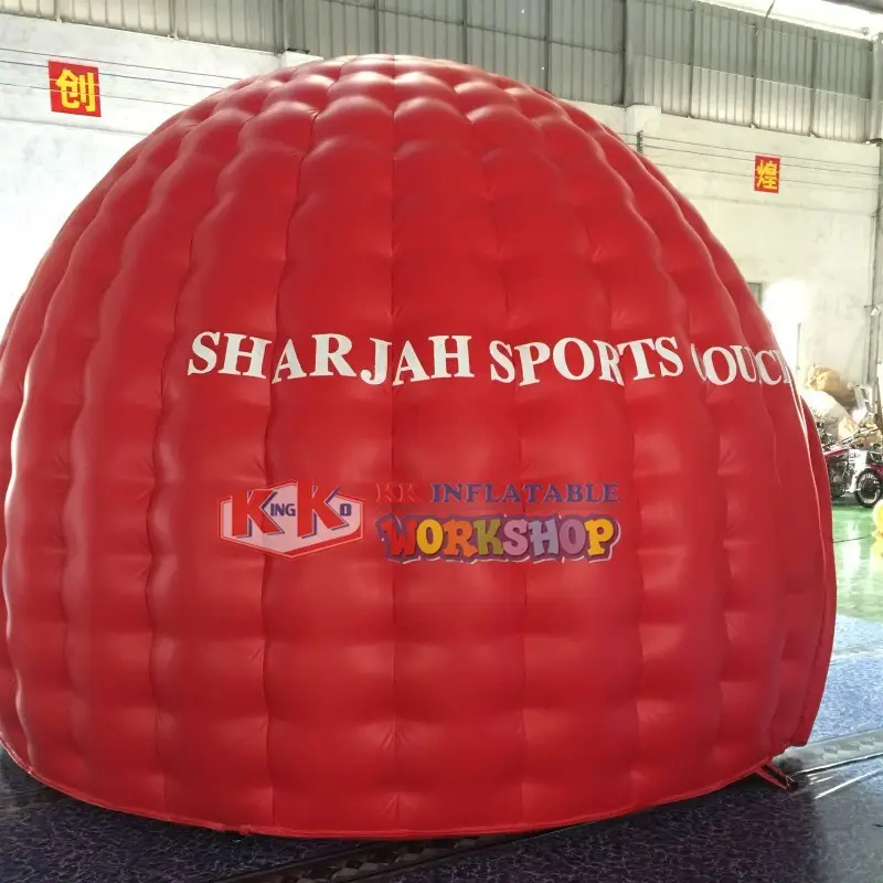 KK INFLATABLE crocodile style pump up tent wholesale for event 2