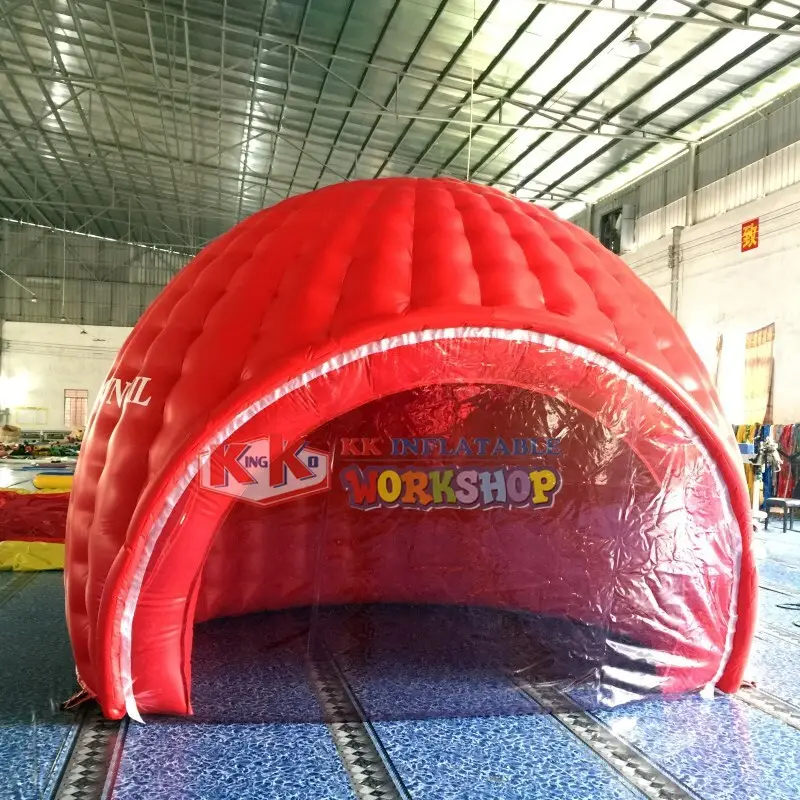 KK INFLATABLE crocodile style pump up tent wholesale for event 5