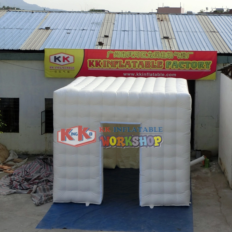 White Inflatable cube tent inflatable trade show tent Inflatable exhibition tent cover marquee Inflatable party tent 1