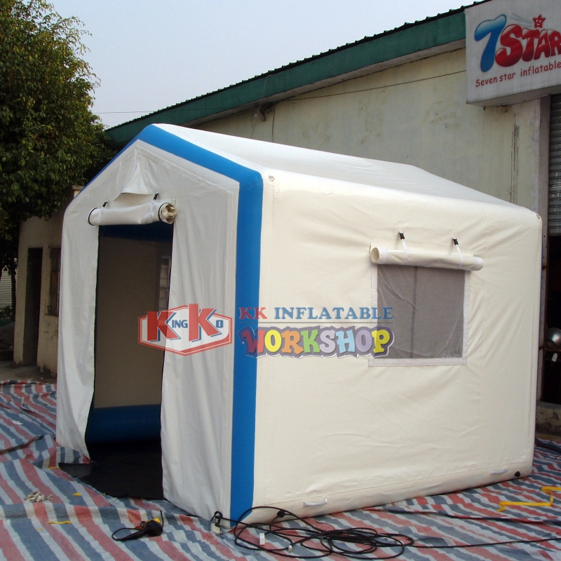 Tienda de campaña al aire libre tienda médica inflable con suelo de pvc 1