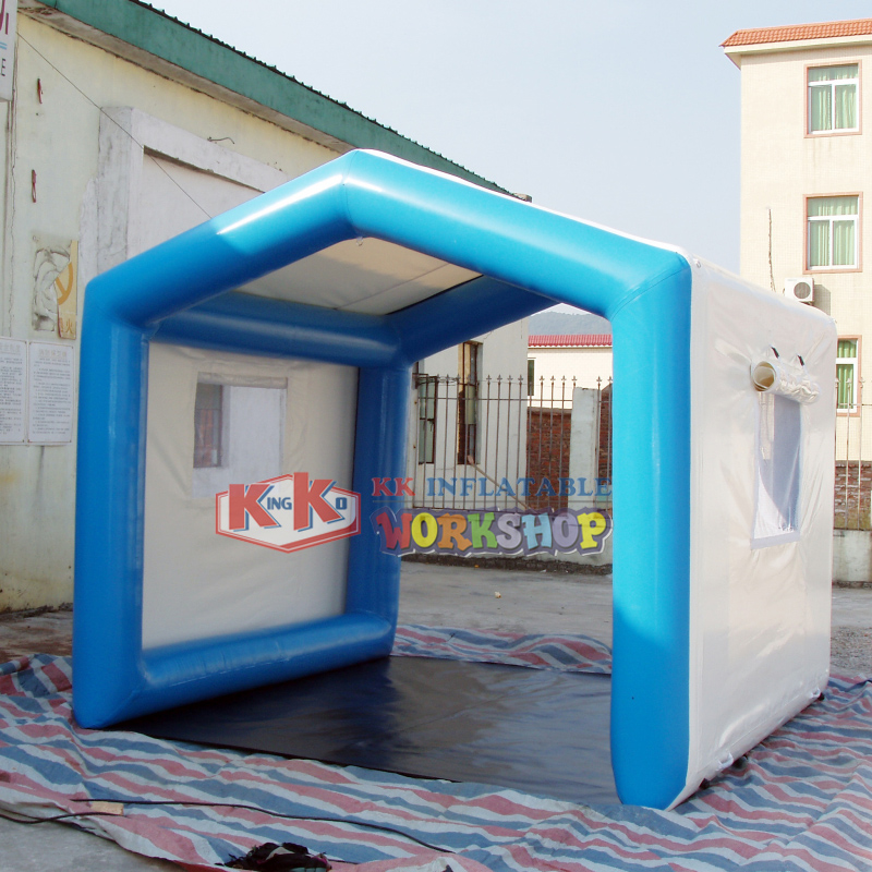 Custom made Car Parking Inflatable Air Tent / inflatable Garage Tent In Anti - UV PVC Tarpaulin 3