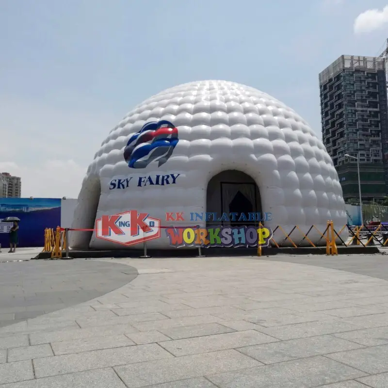 KK INFLATABLE animal model pump up tent wholesale for ticketing house 2