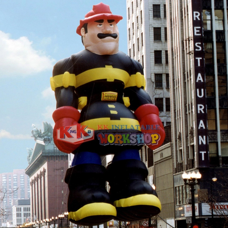 Custom inflatable build worker inflatable cartoon character inflatable advertising model 1