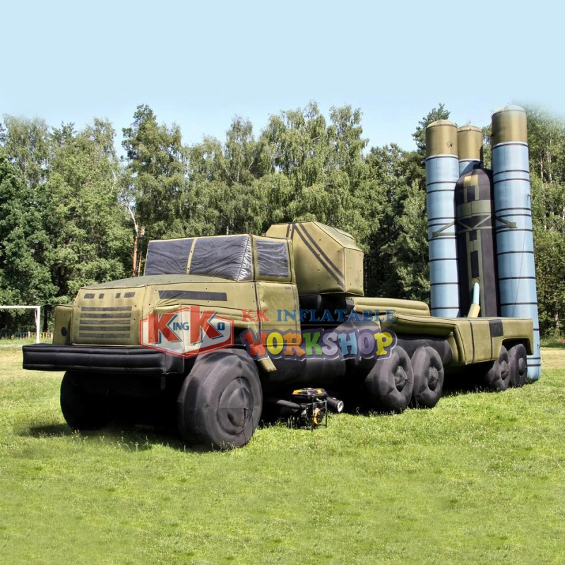 Giant Inflatable military decoy tank 1