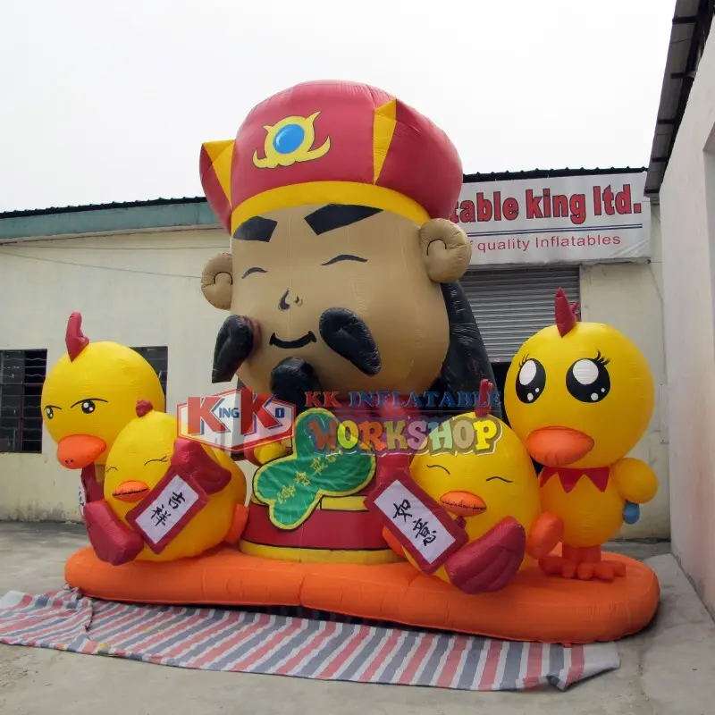 commercial inflatable advertising character model manufacturer for shopping mall 5