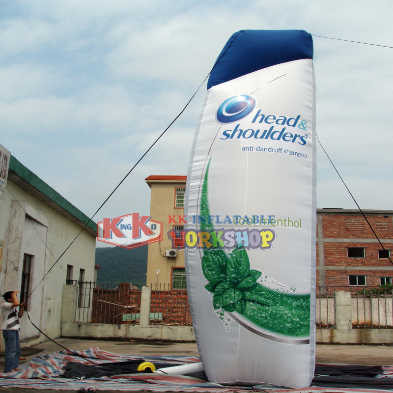 Inflatable Shampoo Bottle Model for Advertising Inflatable Bottles / Can For Promotional 2