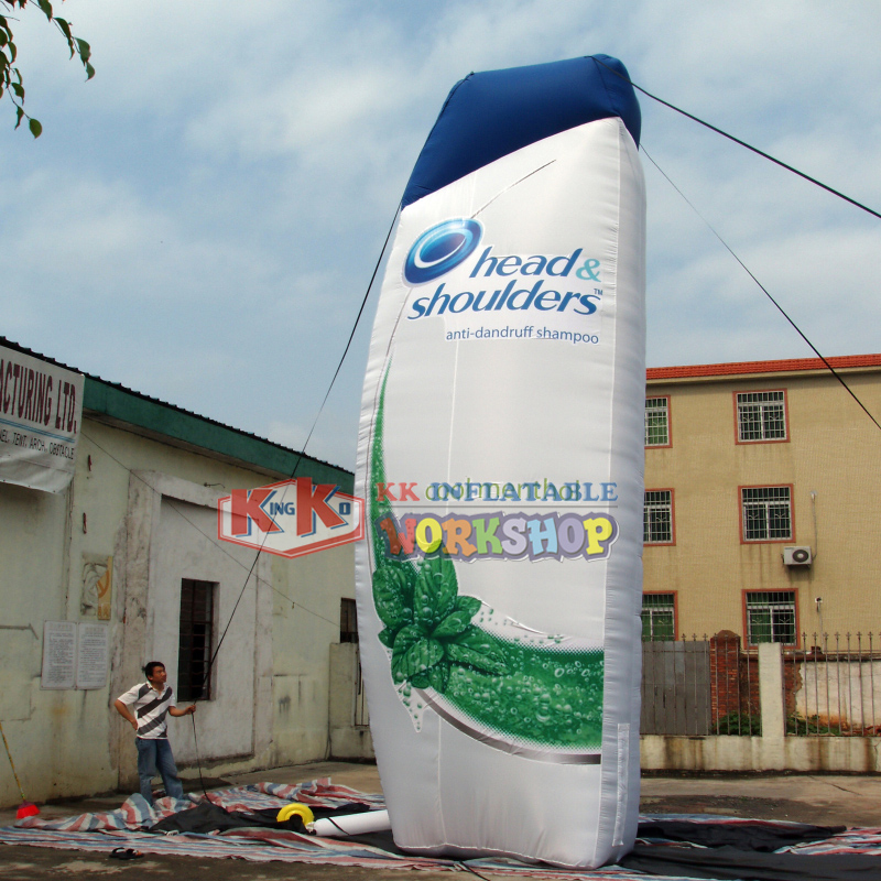 Inflatable Shampoo Bottle Model for Advertising Inflatable Bottles / Can For Promotional 5