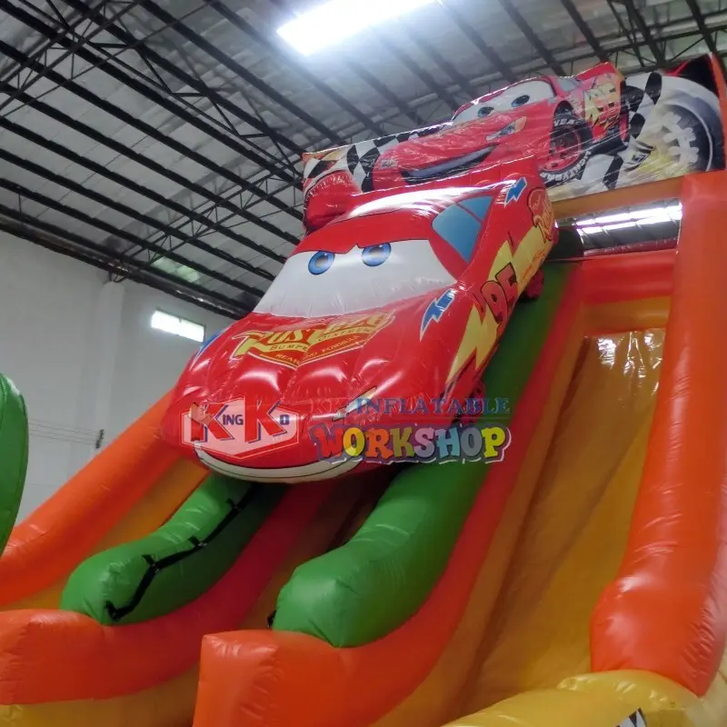 KK INFLATABLE transparent pig inflatable slide various styles for playground 7