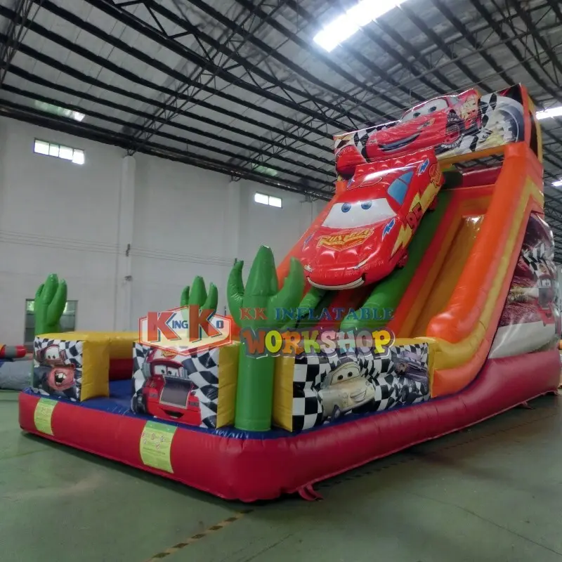 KK INFLATABLE transparent pig inflatable slide various styles for playground 4