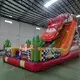 KK INFLATABLE transparent pig inflatable slide various styles for playground 4