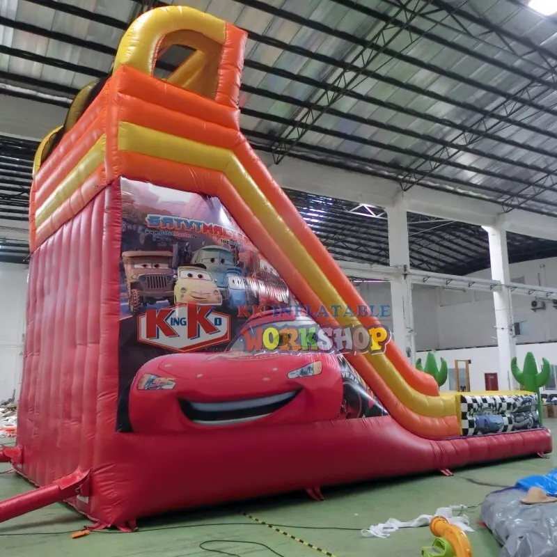 KK INFLATABLE transparent pig inflatable slide various styles for playground 5