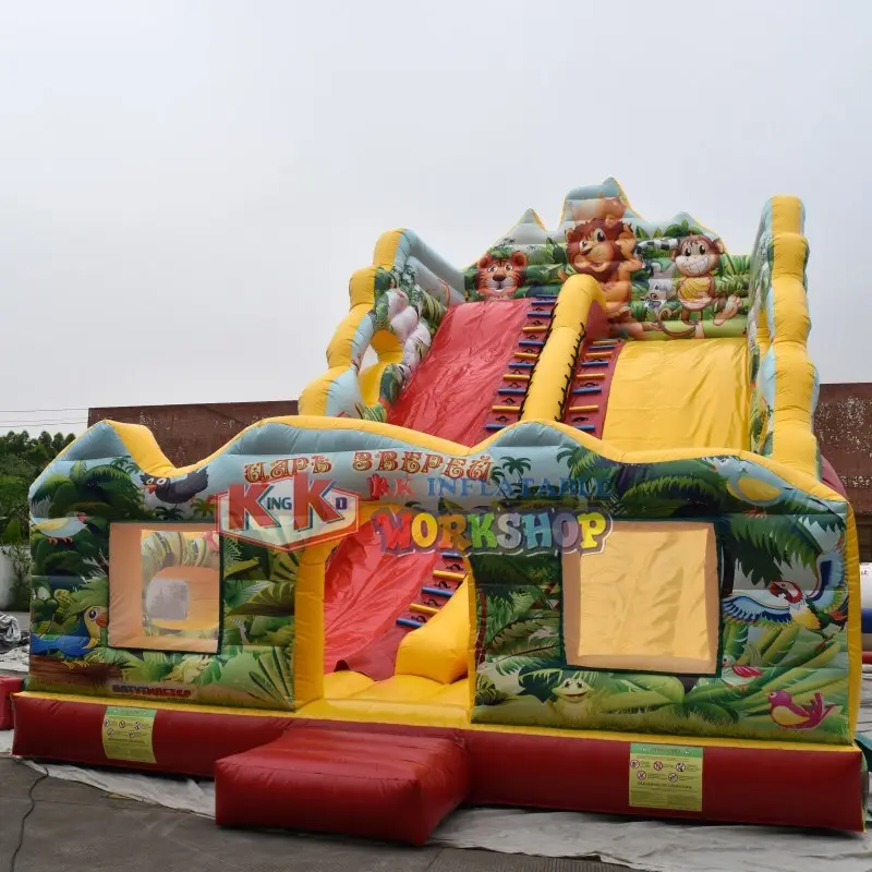 KK INFLATABLE truck kids water slide supplier for exhibition 3