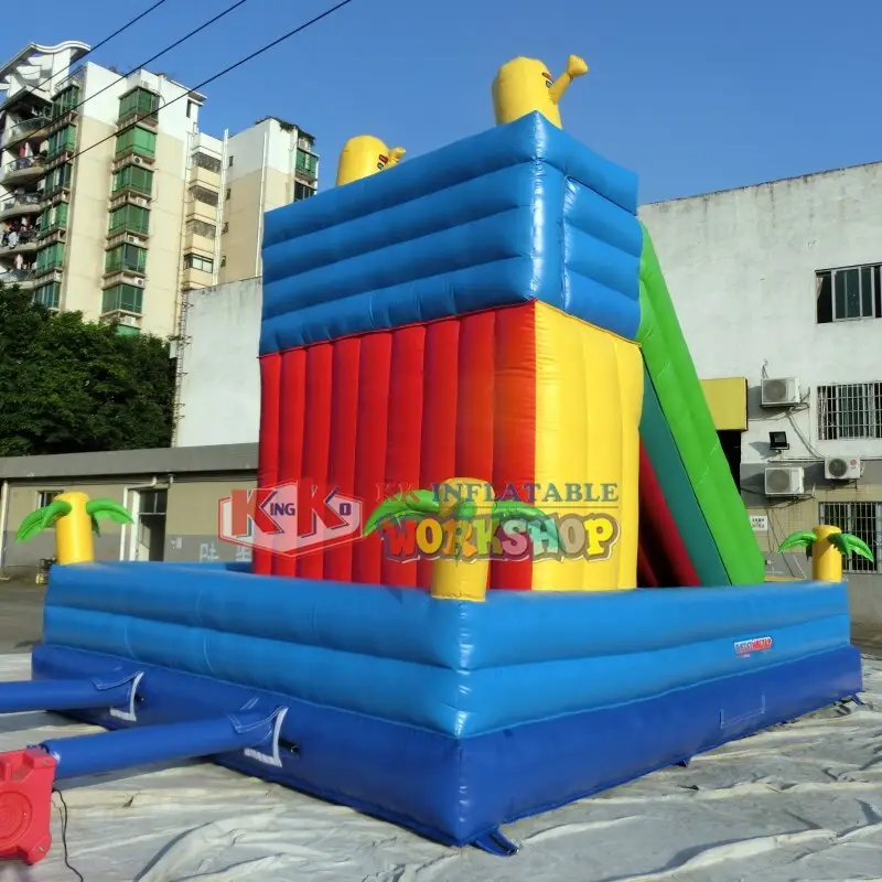 KK INFLATABLE slide combination blow up water slide manufacturer for paradise 7