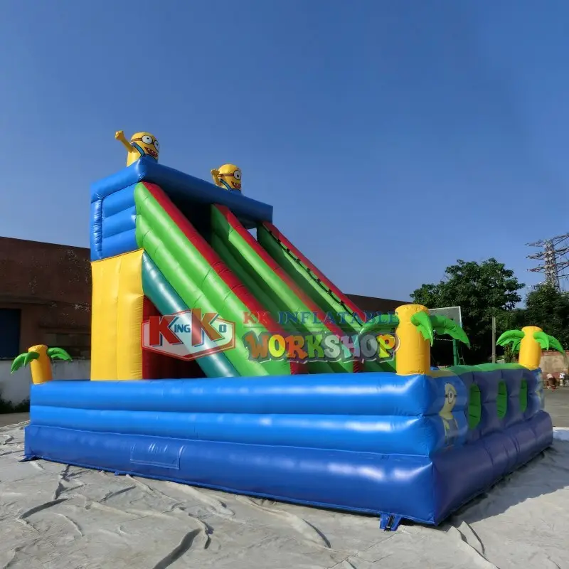 KK INFLATABLE slide combination blow up water slide manufacturer for paradise 2