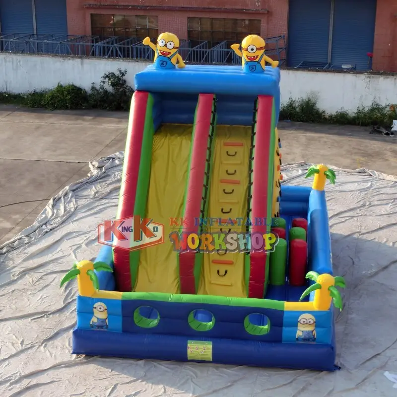 KK INFLATABLE slide combination blow up water slide manufacturer for paradise 6
