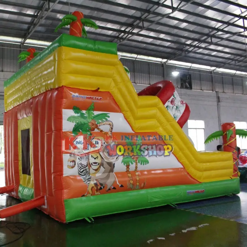KK INFLATABLE heavy duty blow up water slide manufacturer for playground 7