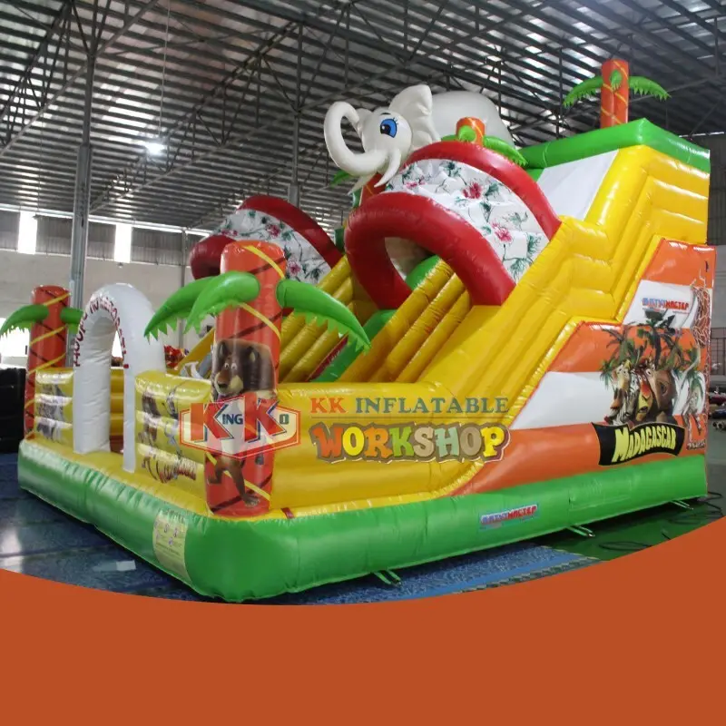 KK INFLATABLE heavy duty blow up water slide manufacturer for playground 6