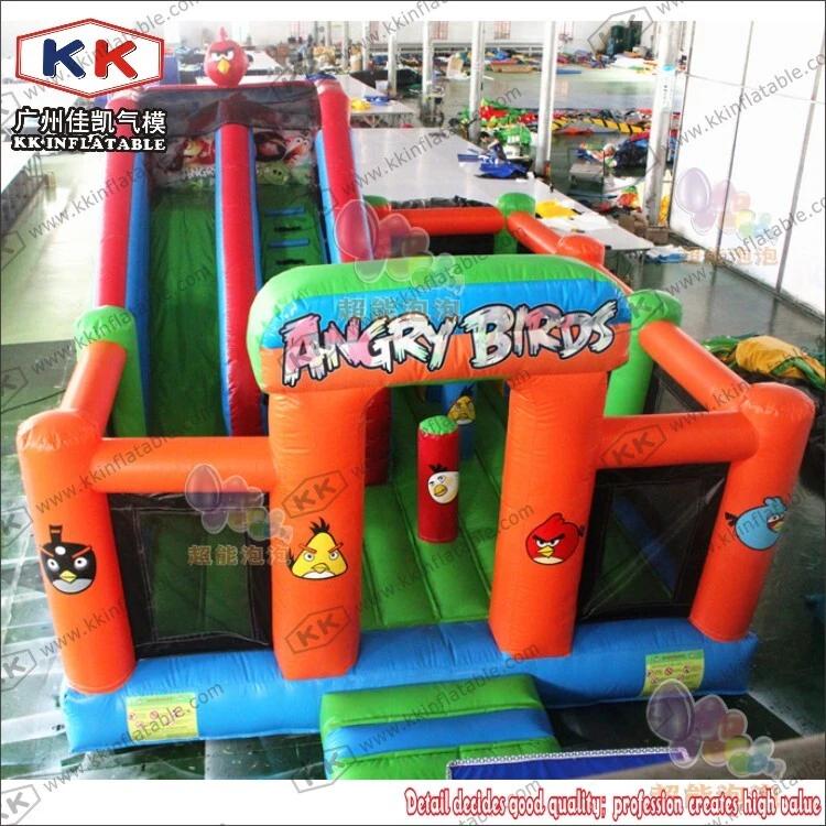 Angry Birds Inflatable Amusement Park Bouncy Castle Multi play Combo Slide 1