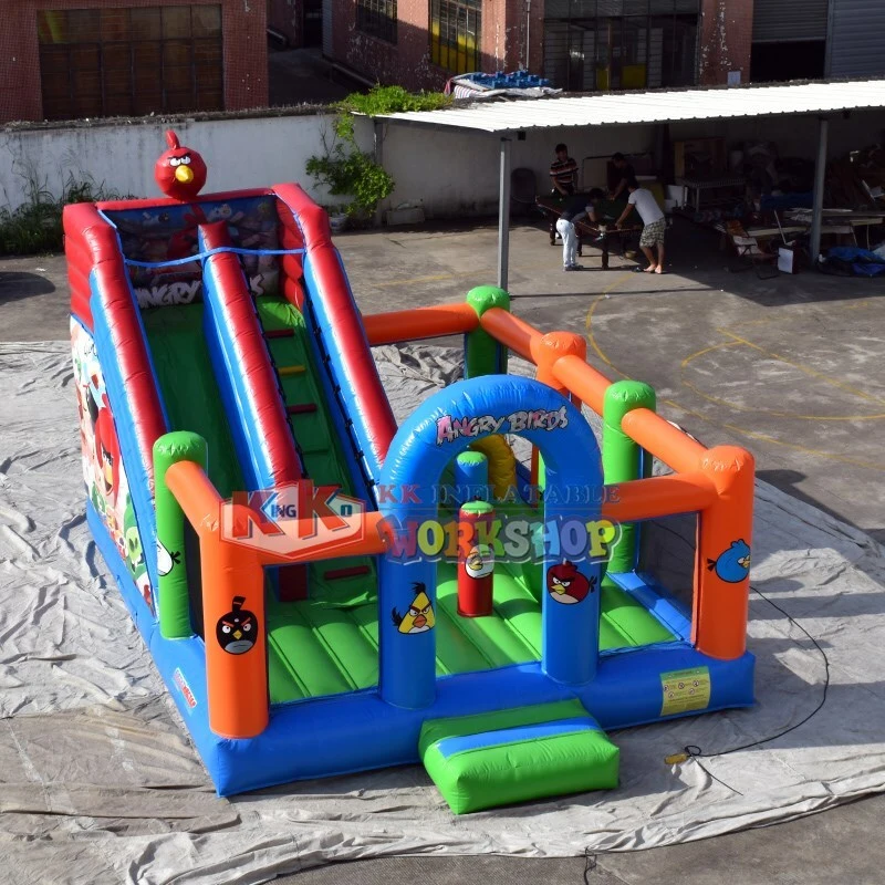 KK INFLATABLE cartoon inflatable bouncy factory direct for paradise 5