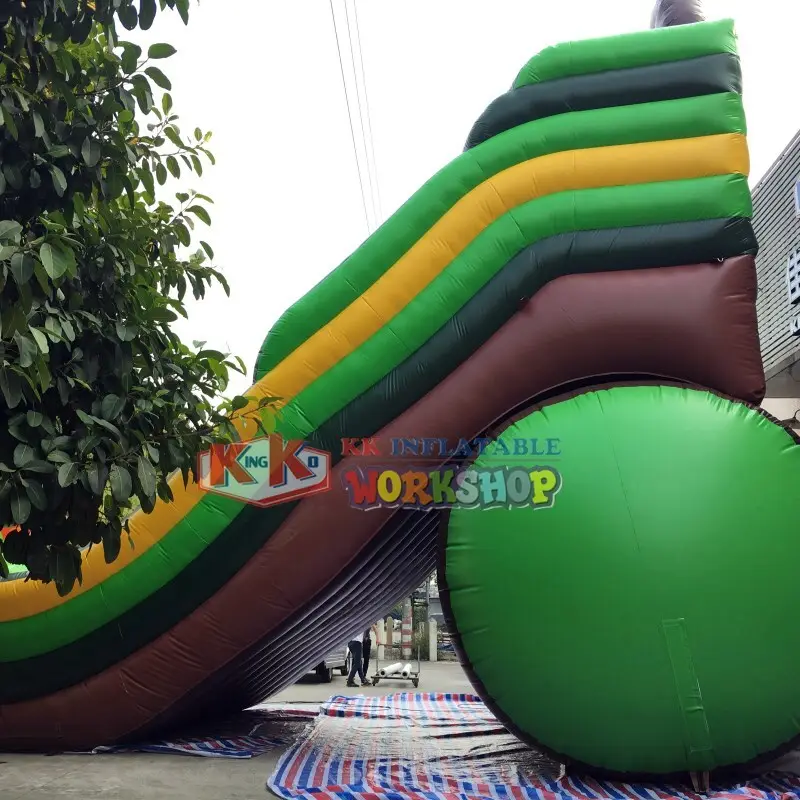 KK INFLATABLE fire truck moon bounce supplier for paradise 5
