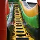 KK INFLATABLE fire truck moon bounce supplier for paradise 6