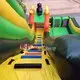 KK INFLATABLE fire truck moon bounce supplier for paradise 7
