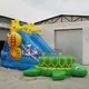 KK INFLATABLE fire truck shape inflatable slide colorful for playground 3