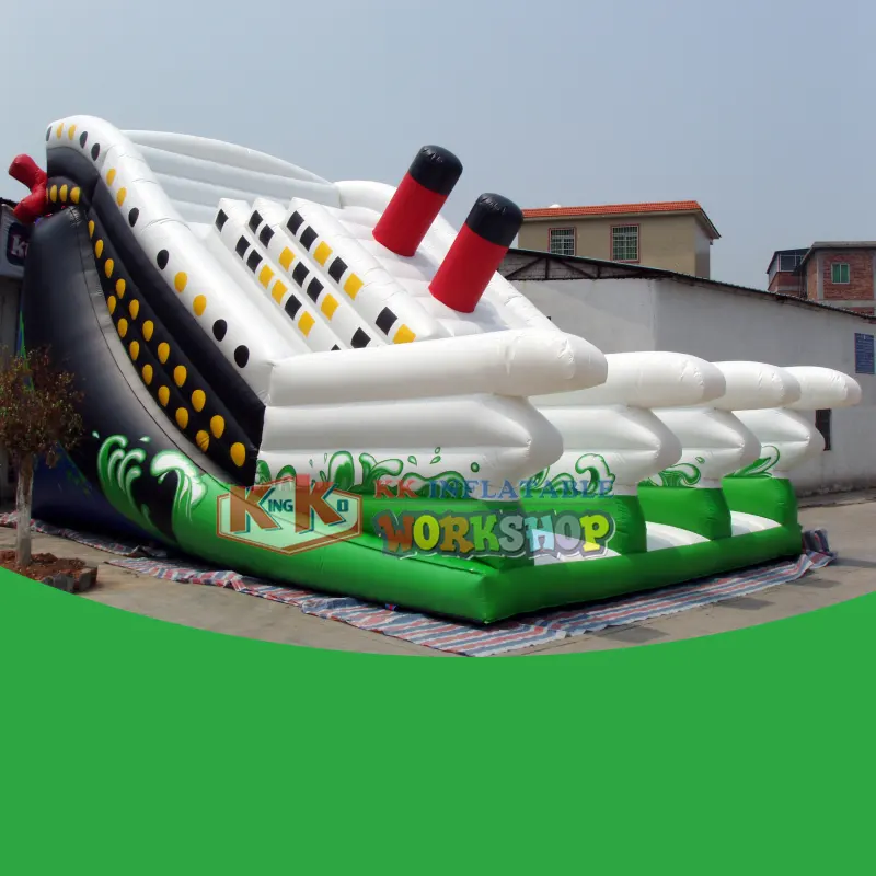 KK INFLATABLE hot selling inflatable slide colorful for playground 4
