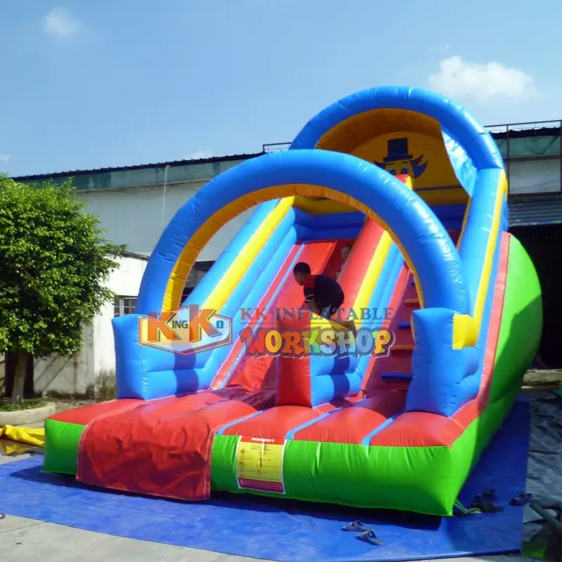 KK INFLATABLE heavy duty bouncy slide manufacturer for playground1 4