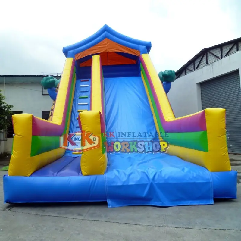 KK INFLATABLE long blow up water slide for wholesale for swimming pool 3