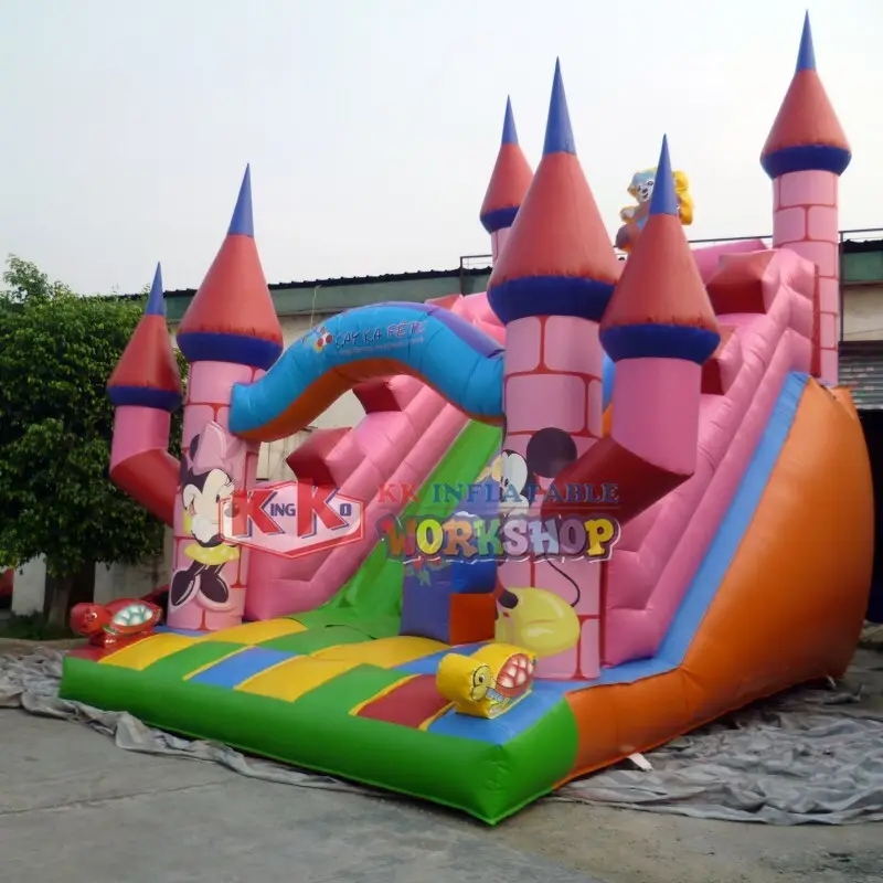 KK INFLATABLE customized big water slides colorful for playground 3