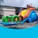KK INFLATABLE customized big water slides colorful for paradise 2