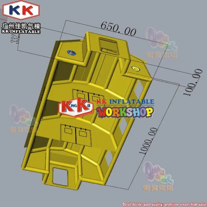 KK INFLATABLE colorful inflatable dome manufacturer for ticketing house 10