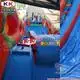 KK INFLATABLE transparent pig bouncy slide supplier for swimming pool 3
