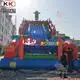KK INFLATABLE transparent pig bouncy slide supplier for swimming pool 5