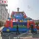 KK INFLATABLE transparent pig bouncy slide supplier for swimming pool 2