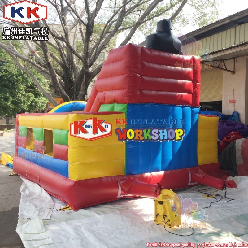 4 meters high kids spiderman inflatable slide with complete digital printing for outdoor parties 3