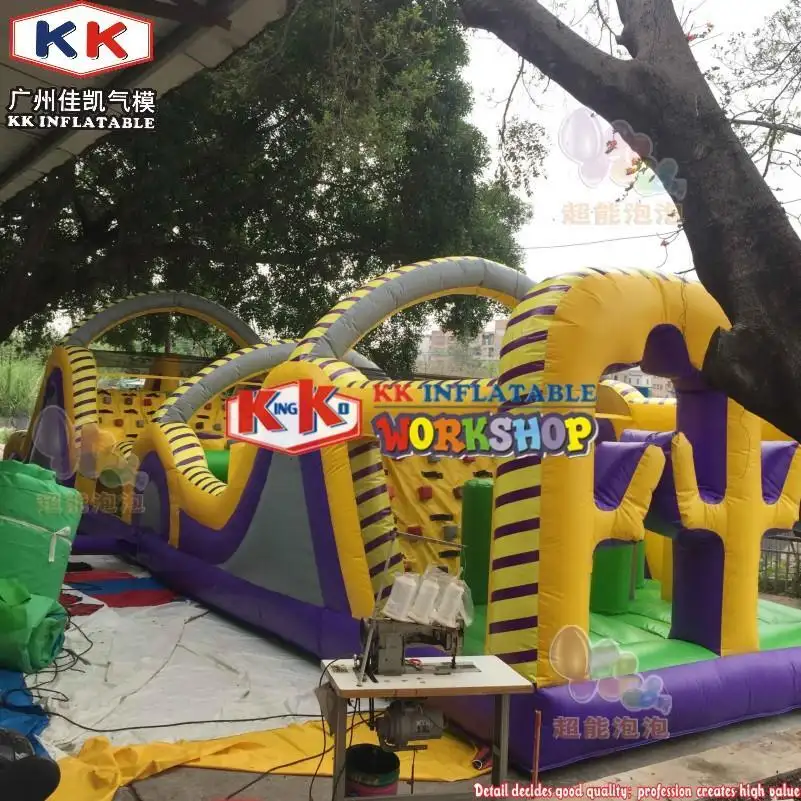 KK INFLATABLE advertising obstacle course for kids supplier for playground 4