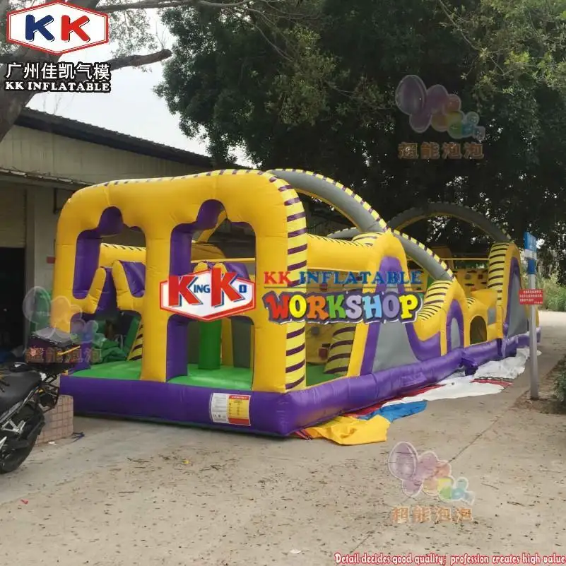 KK INFLATABLE advertising obstacle course for kids supplier for playground 5
