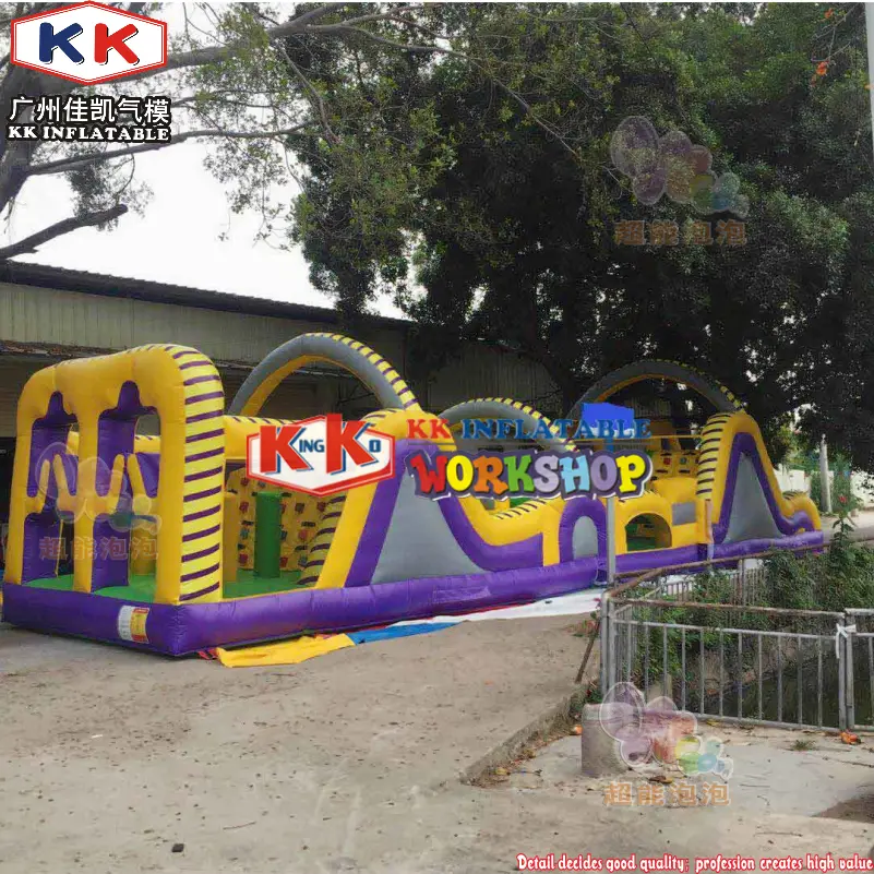 KK INFLATABLE advertising obstacle course for kids supplier for playground 2