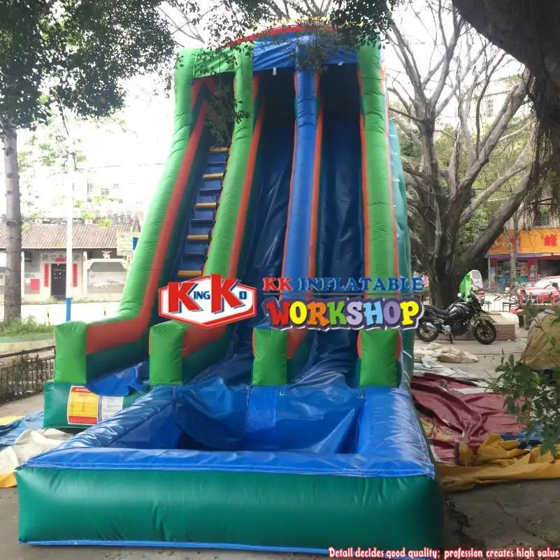 KK INFLATABLE quality inflatable water slide bulk production for paradise 2
