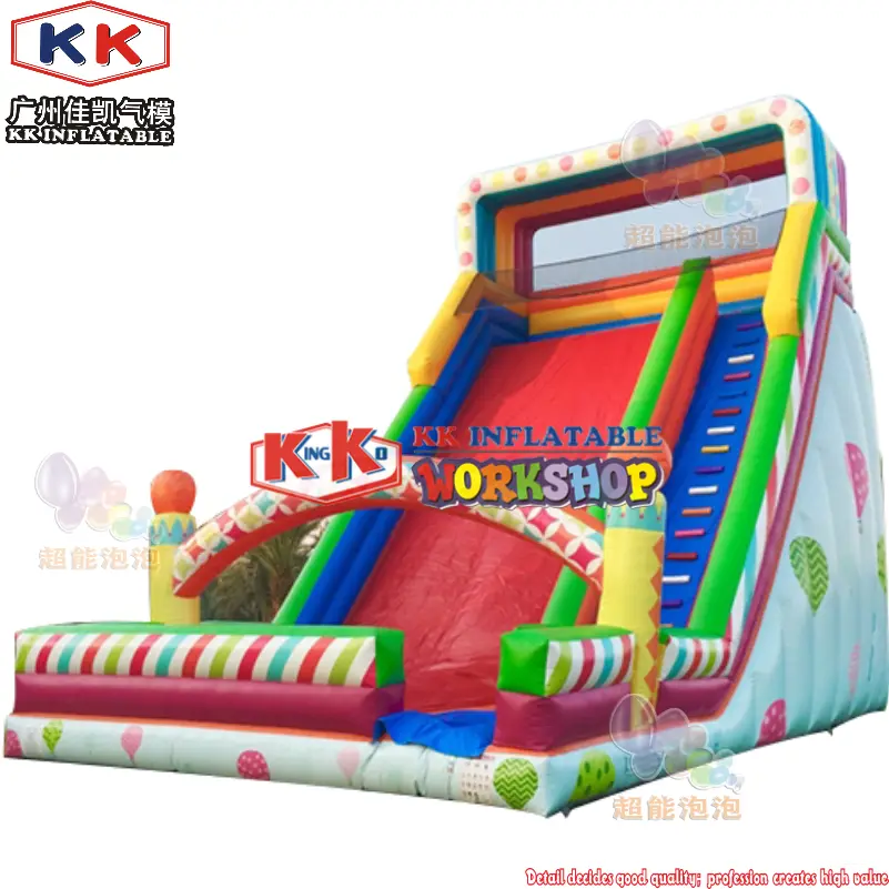 KK INFLATABLE truck blow up water slide manufacturer for playground 6