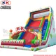KK INFLATABLE truck blow up water slide manufacturer for playground 6