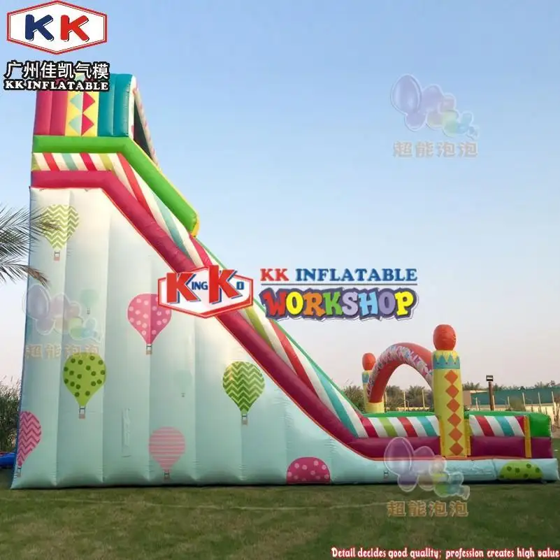 KK INFLATABLE truck blow up water slide manufacturer for playground 4
